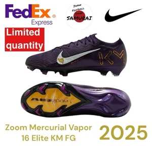 Nike Zoom Mercurial Vapor 16 Elite KM FG FQ8683-500 Soccer Cleat authentic - Picture 1 of 16
