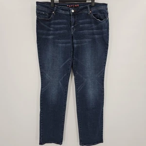 Pantalones de mezclilla dEliA*s TAYLOR tiro bajo ajustados talla grande 18 Y2K vintage elásticos - Imagen 1 de 10