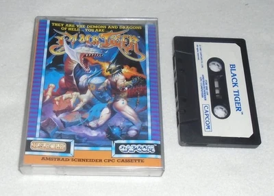 Black Tiger - US Gold / Capcom - Amstrad CPC / Schneider Cassette (1987) - Imagen 1 de 4