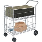 Fellowes - 40912 - Fellowes Mail Cart - 200 lb Load Capacity - 4 Casters - 6 ,