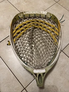 Warrior Void Lacrosse Goalie Net Lindenhurst Strung White Green - Picture 1 of 11