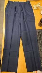 Used USN US Navy Women's Slacks Pants Service Blue Utility Size 10MR DP-10070 - Picture 1 of 7