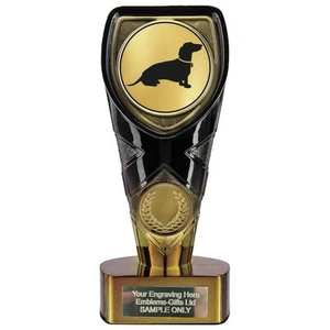 Dachshund Dog Award (FC14) 150mm Trophy Engraved Free - Picture 1 of 3