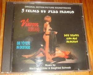 3 Films Jess Franco Jess Franco Motion Picture Soundtracks mc. - Imagen 1 de 4