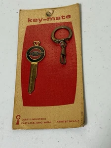 NOS RARE Chevy Key-Mate Ignition Key Blank Ring Bow Tie Chevrolet Chevy 1935 Up - Picture 1 of 5