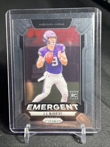 2024 Panini Prizm JJ McCarthy Emergent RC #19 Rookie Minnesota Vikings - Bild 1 von 3