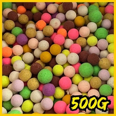 BULK 500g POP-UP KARPFEN BOILIES 10mm-15mm LIQUID DPMT & BETAIN MIX GESCHMACKSNEUTRAL - Bild 1 von 4