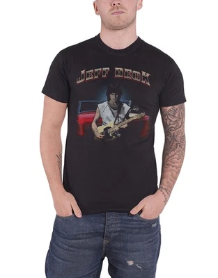 Camiseta Jeff Beck Logo Hot Rod Nueva Oficial Para Hombre Negra Foto 1 de 4