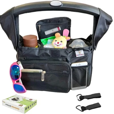 Organizador de Cochecito de Bebé con Portavasos de Cochecito Aislado, Organizador de Bebé NUEVO Foto 1 de 4