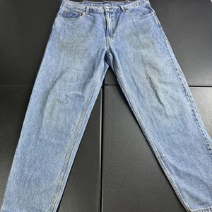 Levis 550 Relaxed Loose Blue Jeans 38x32 Classic Cotton Denim American Workwear - Picture 1 of 8