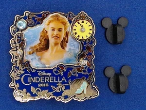 Cinderella Princess Live Action Clock Glass Slipper LE OC Pin # 108224 - Picture 1 of 4