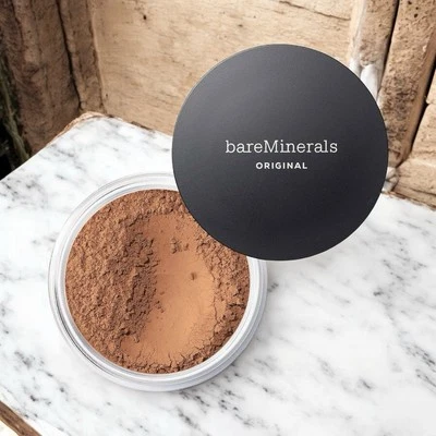BareMinerals Original Loose Powder Foundation SPF 15  Vegan Tan 19 Lowest Price - Image 1 of 3