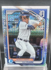 2024 Bowman Chrome Mojo Refractor Prospects BCP-195 Max Clark - Imagen 1 de 2