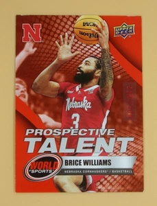 2025 Upper Deck World of Sports Brice Williams 033/100 Exclusives #344 - Bild 1 von 2