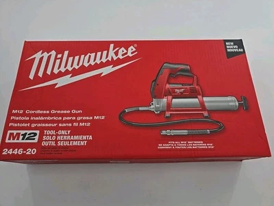Milwaukee 2446-20 M12 重型无绳轻型润滑脂枪(仅限工具) — 第 1/4 张图片