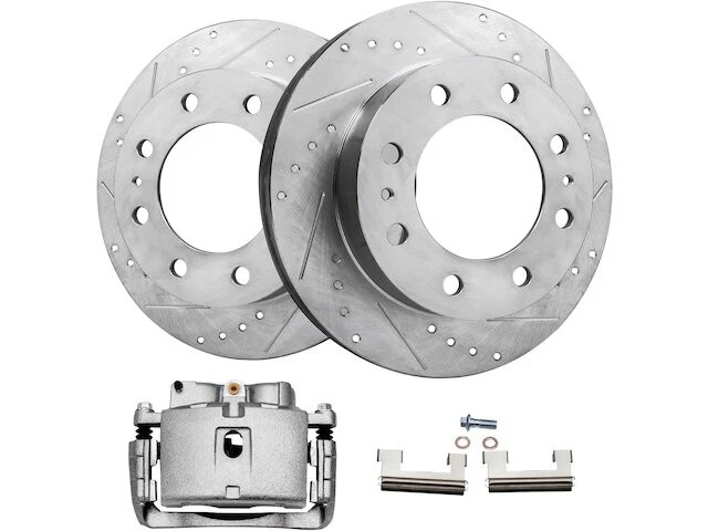 Front Brake Rotor and Caliper Set For 2007-2010 GMC Sierra 3500 HD 2008 YW764MC - Image 1 of 1