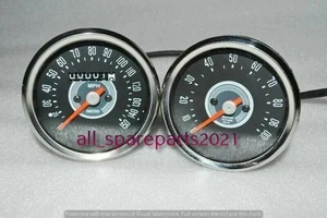 For Triumph Bsa Norton Replica Smiths 150 MPH Speedometer RPM Tachometer Pair - Picture 1 of 4