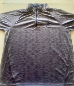 Dallas Cowboys 1/4 Zip Coaches Grey Polyester Longsleeve Shirt Large - Picture 1 of 7