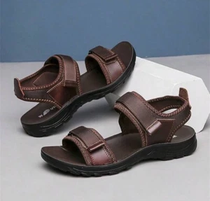 Men Beach Slingbacks Sandals Shoes Open Toe Sand Walking Non-slip Sport Sz 10 43 - Picture 1 of 7