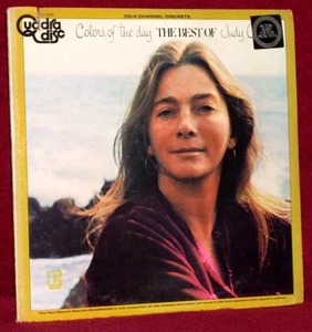 LP SEALED COLORS OF THE DAY THE BEST OF JUDY COLLINS 1973 ELEKTRA QUADRAPHONIC - Picture 1 of 2