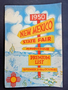1950 NEW MEXICO STATE FAIR Premium List & Rules Book, 288 pages - Picture 1 of 11