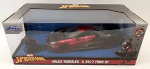 Jada Scala 1/24 31190 - Spider-Man Spiderman 2017 Ford GT - Miles Morales - Foto 1 di 2