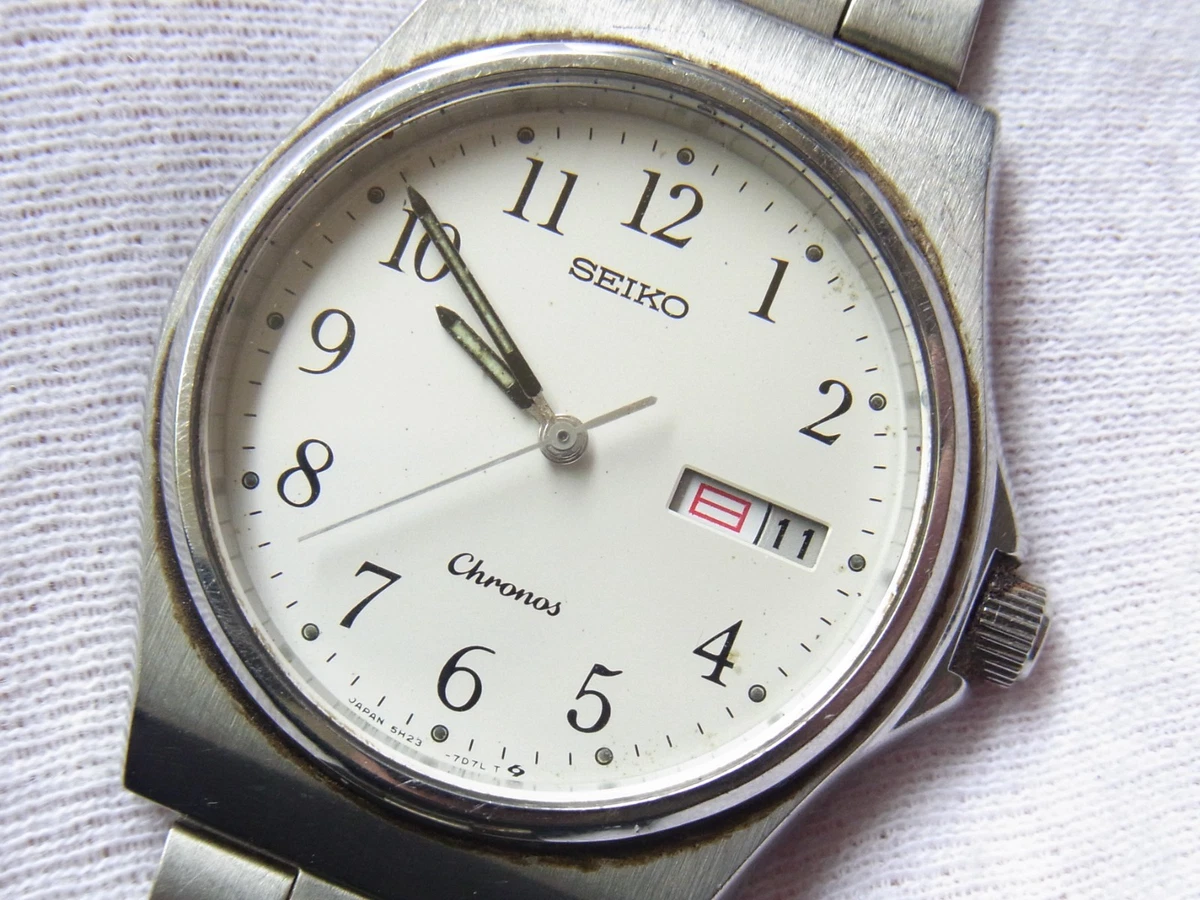 Seiko Sports 100 5H23-7010 クォーツ 腕時計 ジャンク Seiko Sports 100 5H23-7010 クォーツ 腕時計 ジャンク Seiko Sports