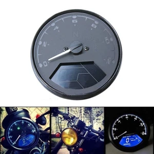 12000 RMP kmh Universal LCD Digital Odometer Speedometer Tachometer Gauge LED - Picture 1 of 7