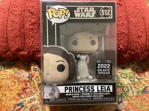 PRINCESA LEIA, STAR WARS, FUNKO POP! FIGURA, CABEZA BOBBLE 2022 CONVENCIÓN/PH GRATIS - Imagen 1 de 7