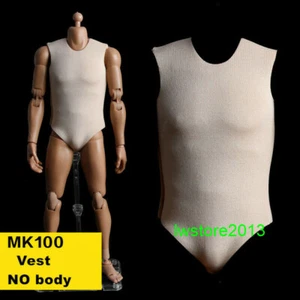 1:6 MK100 White Vest Clothes Fit 12inch Male Standard HT Action Figure Body Toys - Picture 1 of 9