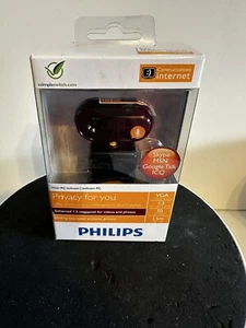 New Philips Webcam SPZ2000 VGA CMOS PC Webcam Camera USB 1.3 Megapixels YouTube - Afbeelding 1 van 5