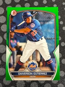 Daiverson Gutierrez /99 2023 Bowman Draft Green #BD-127 Mets - Bild 1 von 1