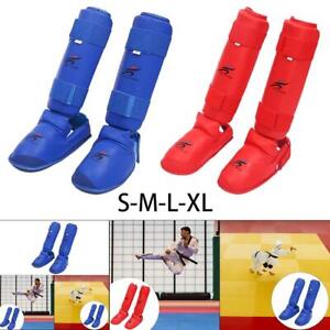 Mma Shin Guards Leg Instep Protection Protective Gear for Equipment Kids