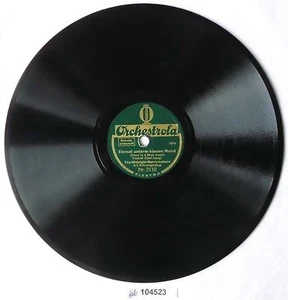 104523 Schellackplatte Orchestrola "Einmal unterm blauen Mond" Foxtrot - Bild 1 von 1