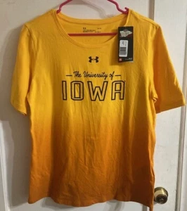 NEW L Iowa Hawkeyes Under Armour Womens T-Shirt Large Tee - Picture 1 of 1