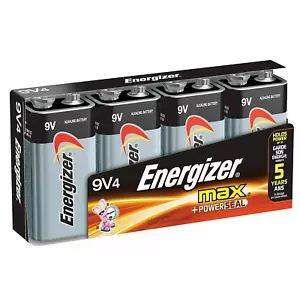4 Stück Energizer Max Alkaline 9 Volt Akku 9 V Großhandel Großhandel - Bild 1 von 1