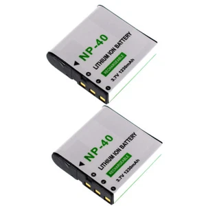3.7V 1230mAh Li-ion Battery for CASIO NP-40 NP-40DBA NP-40DCA BC-30L BC-30LDCA - Picture 1 of 10