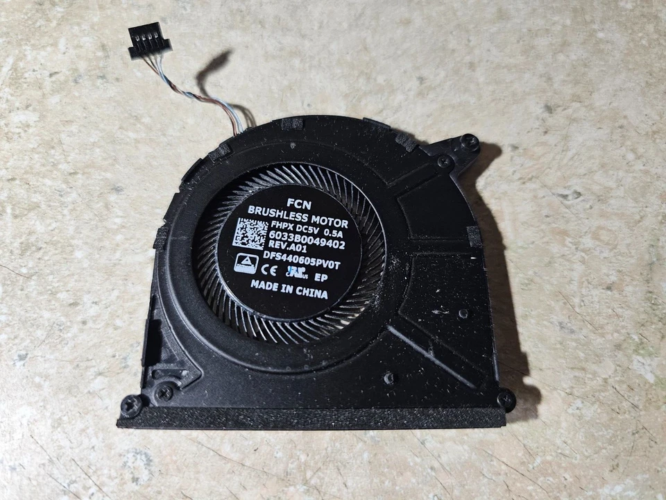 Genuine HP EliteBook X360 1030 G2 CPU Fan 6033B0049402 919415-001 - Image 1 of 1