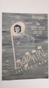 Film-Bühne Nr.52 Paganini - TOP Faltblatt Filmprogramm von 1946 Stewart Granger - Picture 1 of 3