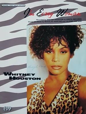 Whitney Houston I'm Every Women 1 Song Vocal Guitar Piano Sheet Music - Image 1 of 3