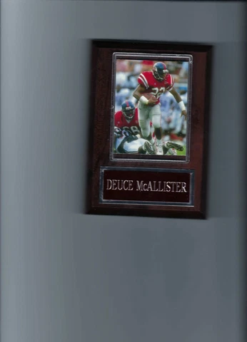 DEUCE McALLISTER PLAQUE OLE MISS REBELS FOOTBALL NCAA Cover