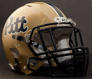 ***CUSTOM*** PITTSBURGH PANTHERS NCAA Riddell SPEED Football Helmet PITT - Picture 1 of 4