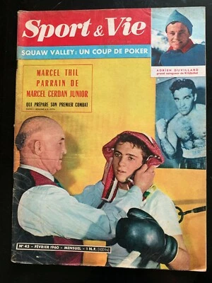 Sport et Vie n°45 du 2/1960; Marcel Thil parrain de Marcel Cerdan Junior/ Duvill - Photo 1/2