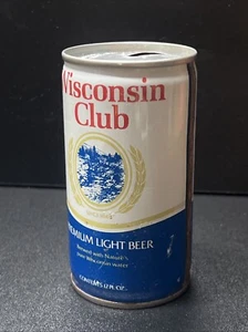 Wisconsin Club Premium Light Beer 12oz. Can Since 1848 EMPTY - Picture 1 of 6