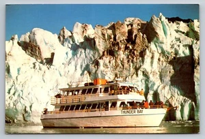 Glacier Bay National Monument M/V Thunder Bay Alaska Vintage Postkarte ohne Post - Bild 1 von 2