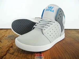 SUPRA Átomo Niños Zapatos Nuevo Gris Talla: Eeuu 1 SUPRA Footwear - Imagen 1 de 3