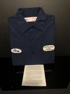 Vintage One-Of-A-Kind J.C. Penney “Larry” Expel Coveralls Large Mechanic Blue - Bild 1 von 3