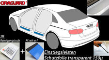 4 Stück Auto Einstiegsleisten Schutz Für Peugeot 408 2010-2014,  Türeinstiegsschutz Aufkleber Kohlefaser Mit Logo AntiKratz Lackschutzfolie  Styling