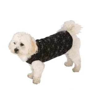NEW Size Medium Ultra Paws Fleece Dog Coat "Doga Tog Starry Black 35-50 Lbs - Picture 1 of 8