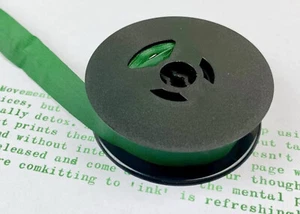 Cinta de máquina de escribir universal de 2" x 1/2 pulgada carrete doble tinta verde SC20BR envío gratuito - Imagen 1 de 1